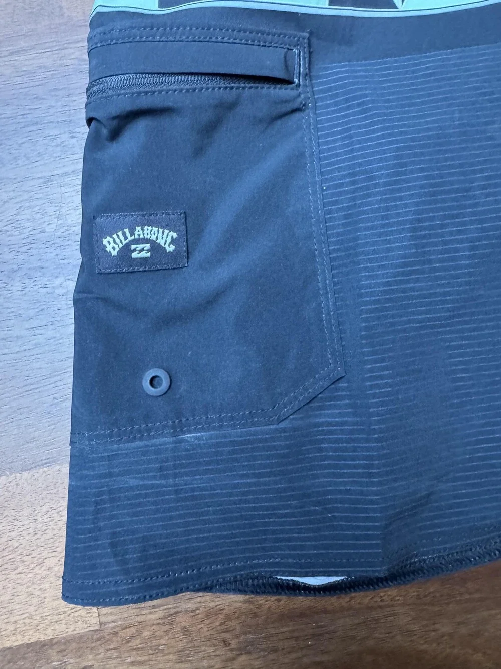 Billabong Board Shorts Mens 30 Black Fifty50 Airlite Geometric Swim Trunks